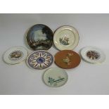 Mixed lot of decorative plates to include a Dartmouth Pottery of Devon plate, a further Sovereign