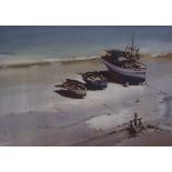 AR Claude Henry Buckle, R.I, R.S.M.A (1905-1973, BRITISH) Little Ships watercolour, signed lower