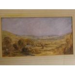 Rev J Bulwer, signed watercolour, inscribed "Bath 1829", 8 x 14 1/2 ins