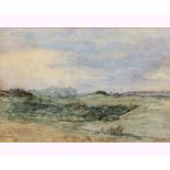 Charles Harmony Harrison (1842-1902) "Caister Denes" watercolour, signed and dated 1876 lower left