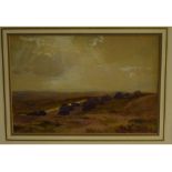 John Spence Ingall, two watercolours, Landscape scenes, 6 x 8ins and 7 1/2 x 11ins. Provenance: From