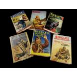 W E JOHNS: 6 titles: BIGGLES DELIVERS THE GOODS, 1946, 1st edition, original cloth, dust-wrapper: