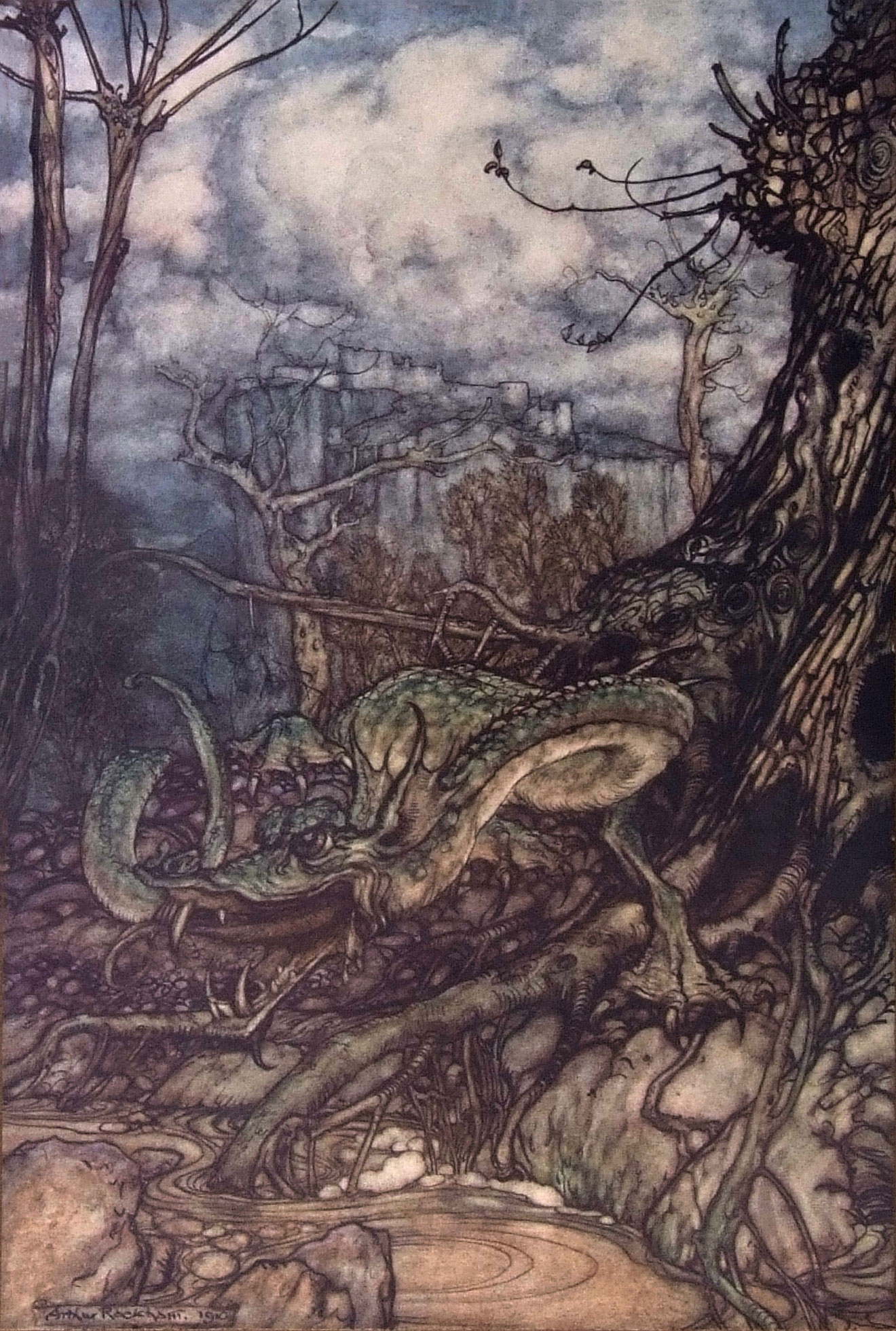 ARTHUR RACKHAM: ARTHUR RACKHAM'S BOOK OF PICTURES, intro Sir Arthur Quiller-Couch, London, William - Image 7 of 15