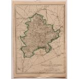 EDWARD WELLER AND OTHERS: collection approx 63 engraved and mainly hand coloured maps from WEEKLY