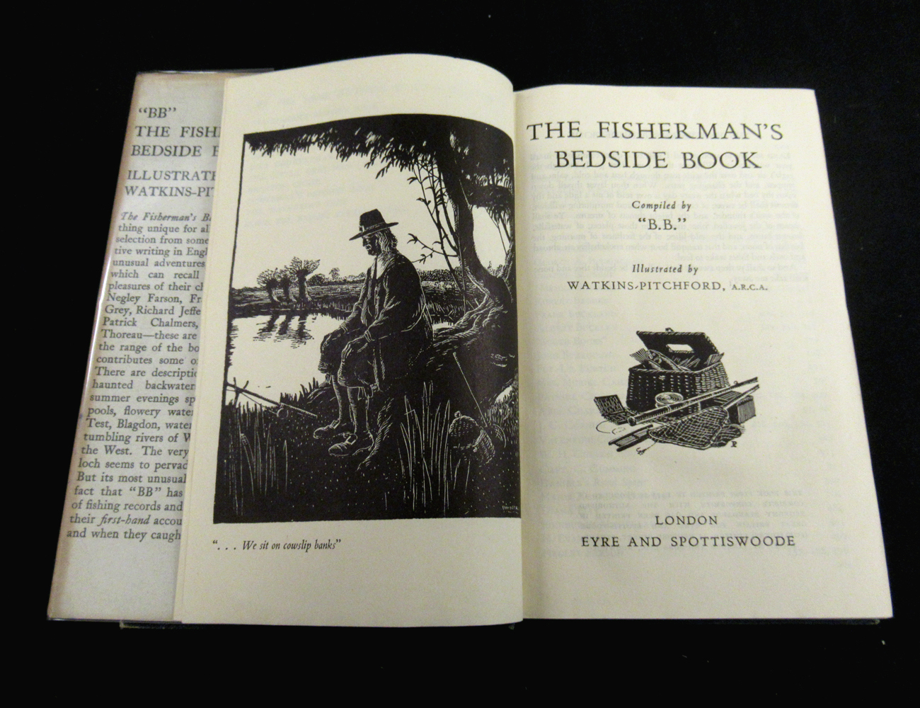 D J WATKINS PITCHFORD "BB": THE FISHERMAN'S BEDSIDE BOOK, London, Eyre & Spottiswoode, 1945, 1st - Image 2 of 2