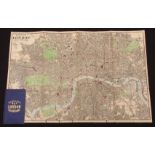 JAMES REYNOLDS (PUB): REYNOLDS' MAP OF LONDON WITH THE RECENT IMPROVEMENTS 1876, DIVIDED INTO