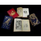 ANDREW LANG: 5 titles: THE RED FAIRY BOOK, illustrated H J Ford & Lancelot Speed, London and New