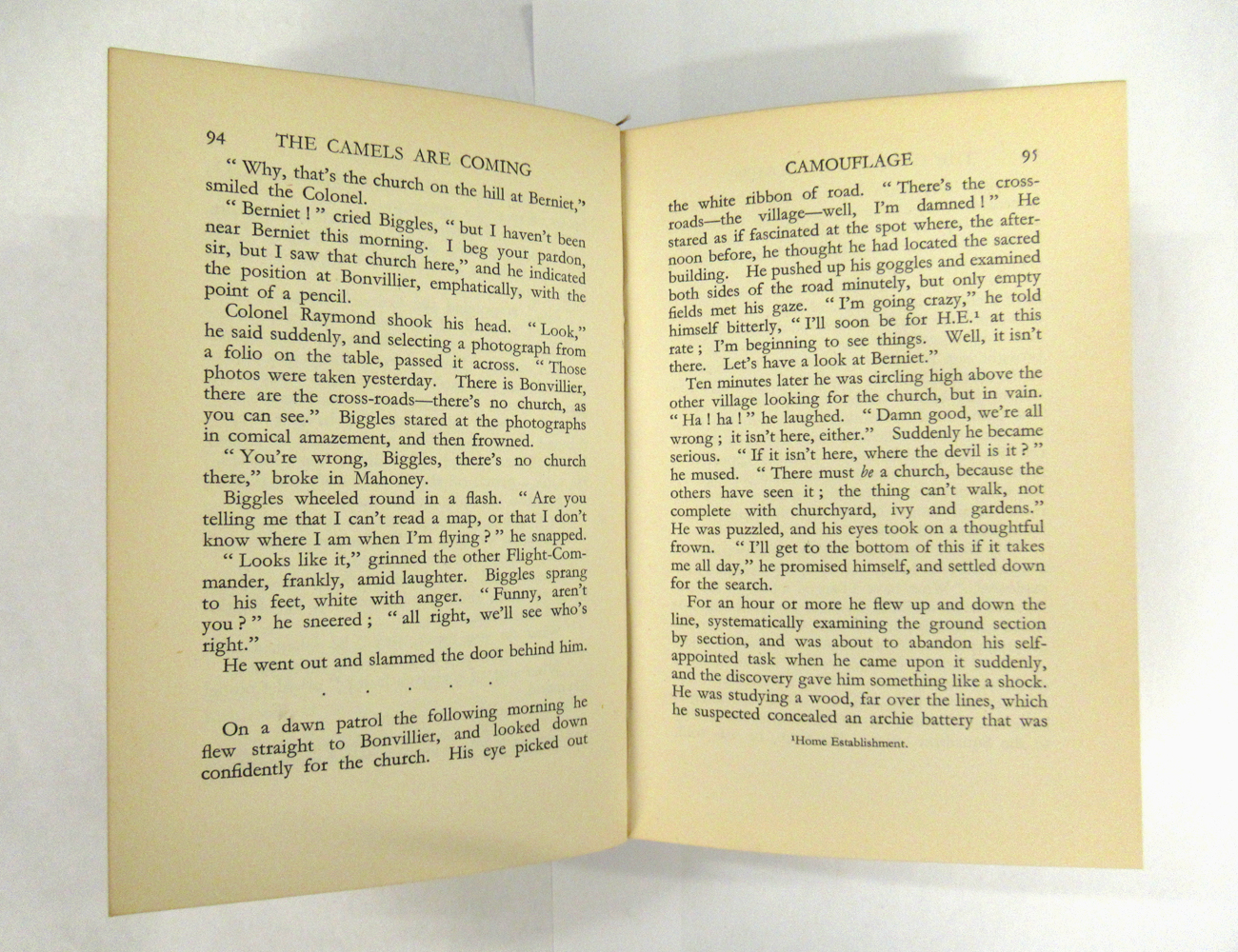 W E JOHNS (WILLIAM EARLE): THE CAMELS ARE COMING, London, John Hamilton Ltd [1933], 1st edition, 3rd - Image 5 of 5