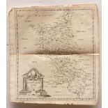 ROBERT MORDEN: BUCKINGHAMSHIRE, engraved map, circa 1695, sold by Abel Swale, Awnsham and Iohn