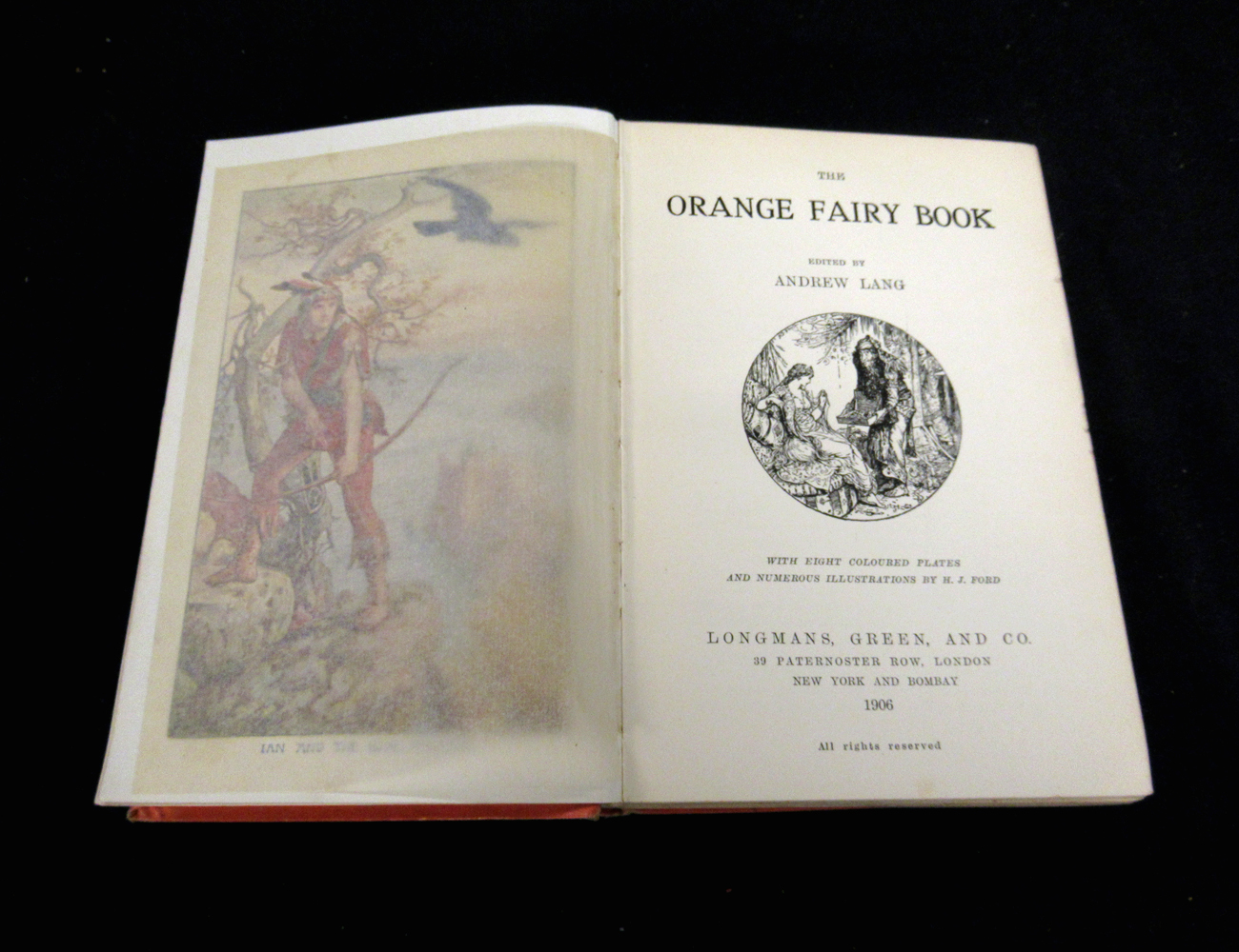 ANDREW LANG: THE ORANGE FAIRY BOOK, illustrated H J Ford, London, New York and Bombay, 1906, 1st - Image 2 of 4