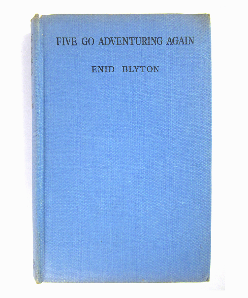 ENID BLYTON: FIVE GO ADVENTURING AGAIN, illustrated Eileen A Soper, 1943, 1st edition, coloured - Image 5 of 6