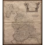 ROBERT MORDEN: THE COUNTY PALATINE OF LANCASTER, engraved map, circa 1695, sold by Abel Swale,
