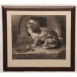 SIR EDWIN HENRY LANDSEER (1802-1873): HOME SWEET HOME, black and white mezzotint engraved by A C