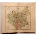 C SMITH: A NEW MAP OF THE COUNTY OF LEICESTER, engraved hand coloured map, 1818, approx 435 x 490mm