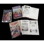 ENID BLYTON: 5 titles: FIVE GO TO SMUGGLERS TOP, 1945, 1st edition, original cloth, dust-wrapper (