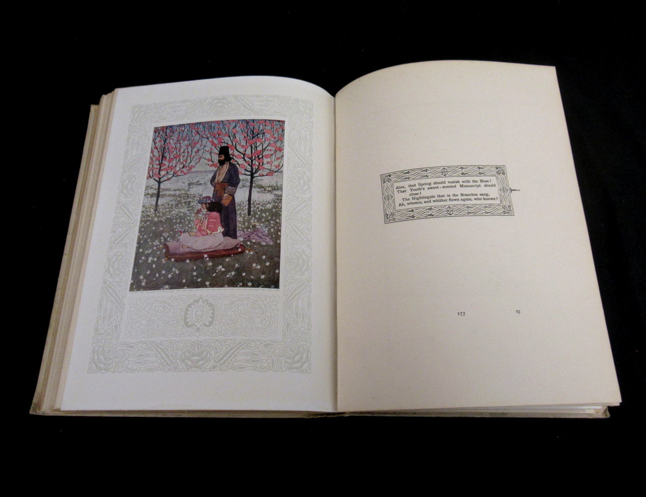 REYNOLD ALLEYNE NICHOLSON (EDITED): RUBAIYAT OF OMAR KHAYYAM, illustrated Gilbert James, London, A&C - Image 4 of 4