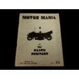 WILLIAM HEATH ROBINSON: MOTORMANIA, London, The Motor Owner, [1921], 1st edition, adverts at front