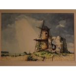 John Sutton, signed watercolour, "St Benet's Abbey", 14 1/2 x 22ins