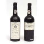 `Delaforce Corte vintage Port 1991, and Davy's vintage Port 1994 (bottled 1996), one bottle of each