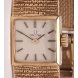 Last quarter of 20th century 9ct gold ladies dress watch, Omega 32793943, Cal 485, the 17-jewel