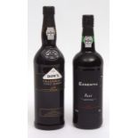 Dow's Trademark Finest Reserve Port and Essentia Port, one bottle of each