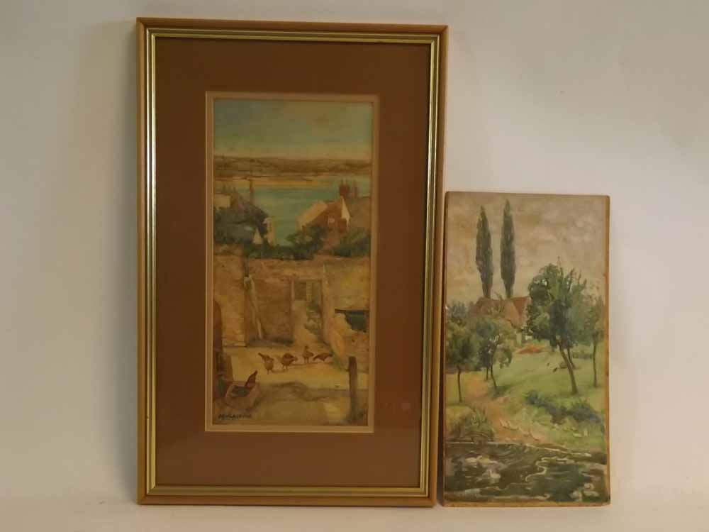 Albert Edward Victor Lilley, signed and dated 00/05, two watercolours, West Country landscapes, both