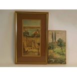 Albert Edward Victor Lilley, signed and dated 00/05, two watercolours, West Country landscapes, both