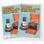 Two single volumes, Vintage Crystal Sets, 1922-1927 - Gordon Bussey, IPC Electrical - Electronic