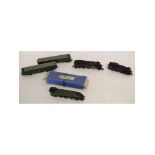 Hornby Dublo "Silver King" locomotive (in original box), two further tank locos and two carriages