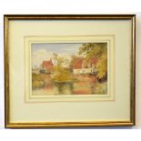 A Verry, signed pair of watercolours, Country scenes, 17 x 25cms (2)