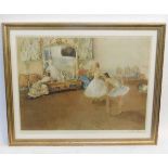SIR WILLIAM RUSSELL FLINT, signed in pencil to margin, coloured Artists Proof "The Mirror of the