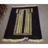 Late 20th century Caucasian wool rug, 150cm x 96cm,