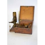 Early 20th century cased "Richards Improved Patent Steam Engine Indicator", manufactured by