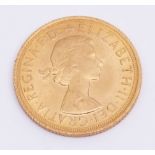 Elizabeth II gold sovereign dated 1968