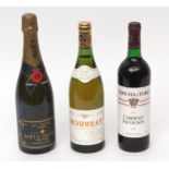 Concha y Toro Maipo Cabernet Sauvignon 1991 (Chile) Vouvray 1982 (Laisement) (2), Moet & Chandon