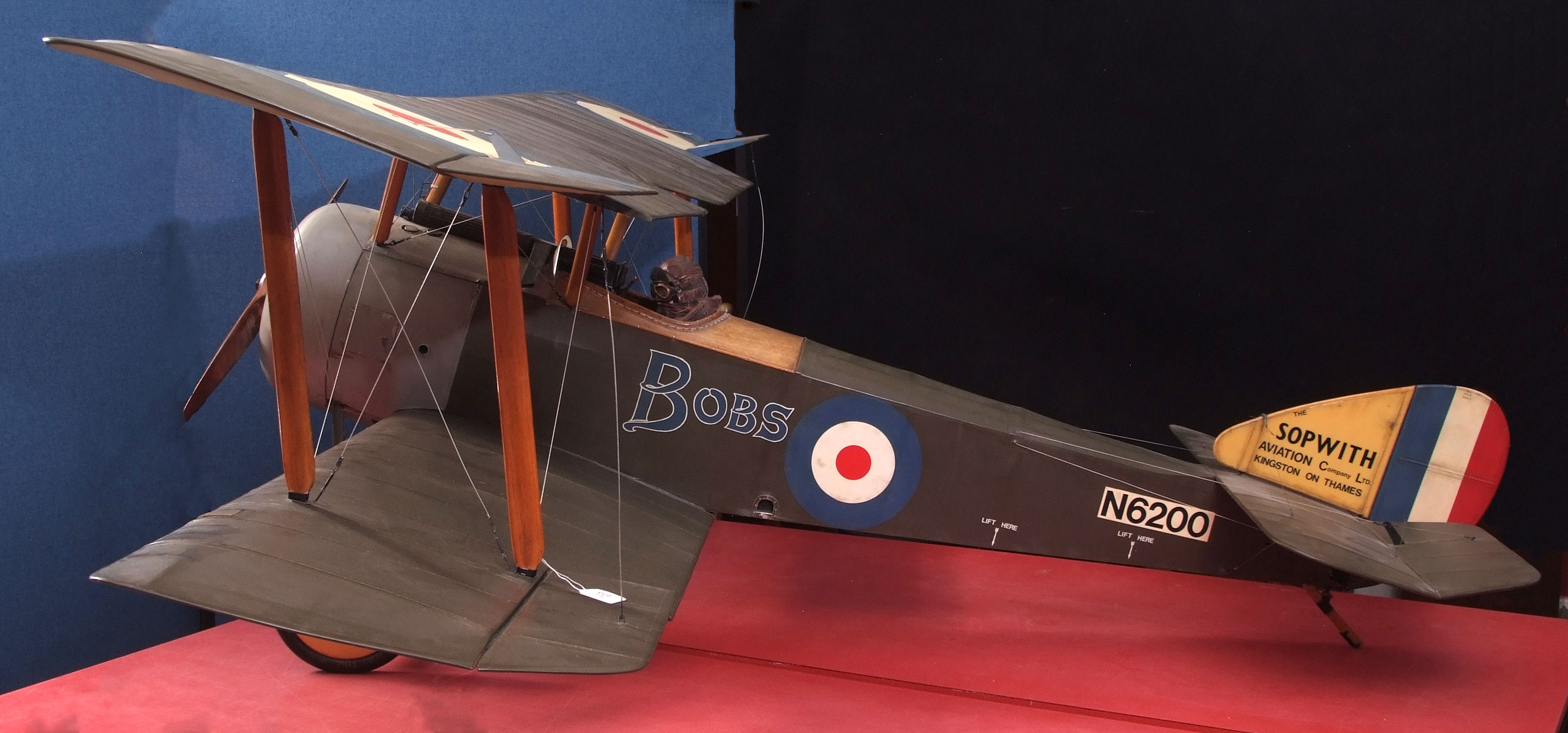 Late 20th century one-third scale model of a Sopwith "Pup" (N6200) No 4 (Naval) Squadron RNAS - Image 2 of 3