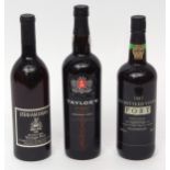 Pirramimma Maclaren Vale Vintage Port 1981, together with Taylor's First Estate Reserve Port and