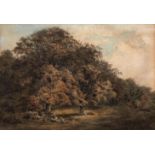 ATTRIBUTED TO HUMPHRY REPTON (1752-1818) Lodge Valley Sept 26 1794 watercolour 23 x 33cm