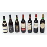 Siglo Gran Reserva Rioja 1980 (2), Taltarni Merlot Cabernet 1992 (4), Carneros Creek Pinot Noir (