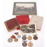 Great War family group of medals comprising three to Major Cecil Frank Wightman comprising British