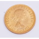 Elizabeth II gold sovereign dated 1968