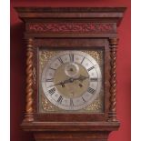 Early 18th century walnut cased month duration long case clock, Jasper Taylor in Gray's Inn, the