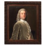 THOMAS BARDWELL (1704-1767) Portrait of Anthony Norris, Age 38, 1745 oil on canvas 76 x 59cm Note: