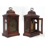 Second half of 18th century mahogany cased verge table clock, Francis (Fra) Dorrell - London, the