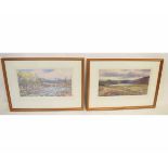 Howard Butterworth, signed in pencil to margin, pair of coloured prints, "The Auld Brig O'Dee at