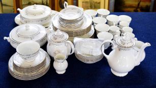 Large quantity of Royal Grafton Camille tea wares comprising six cups and saucers, together with