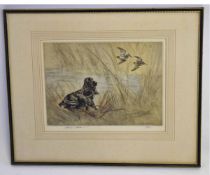 Henry Wilkinson, signed in pencil to margin, limited edition (60/150) coloured etching, Labrador and