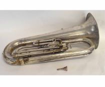 Besson & Co Class A Tuba, with engraved trumpet (a/f)