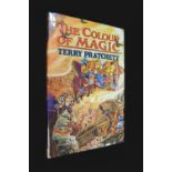 TERRY PRATCHETT: THE COLOUR OF MAGIC, Gerrards Cross, Colin Smythe, 1992, 2nd printing, signed to