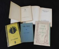 H E BATES: 5 titles: THE TWO SISTERS, London, Jonathan Cape, 1926, 1st edition, signed on half